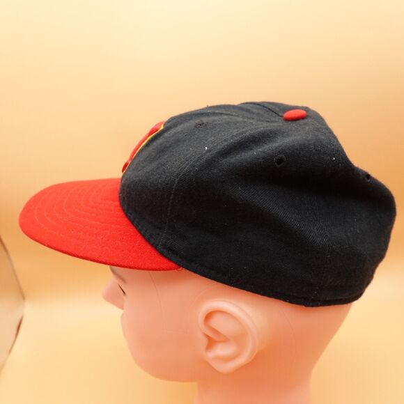 Vintage Iowa State Cyclones Hat Cap Fitted Mens 7 NCAA Baseball New Era 90s - Picture 3 of 11